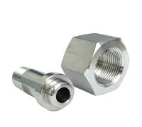 ECKRIDPRK 1 pz CGA1340 CGA1350 a 1/2" Maschio 1/2" Raccordo for Tubo in Ottone o Acciaio Inossidabile SUS316L(CGA1350 Nut 316L)