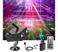 Éclairage festif, lumières disco pour DJ, boule à facettes, stroboscopes, projecteurs RGB/LED, télécommandes vocales. Idéal pour les clubs, bars, anniversaires, cinémas et scènes