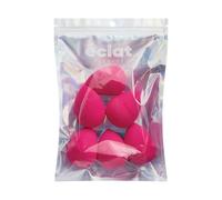 Éclat Set di spugne per trucco, 6 spugnette per frullatore, senza lattice e super morbide, multiuso per liquidi, cipria, fondotinta in crema, a forma di goccia, strumento professionale per miscelare