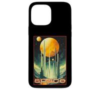 Eclipse 2023 | Annular Solar Retro Future Eclipse Design Tee Custodia per iPhone 13 Pro Max