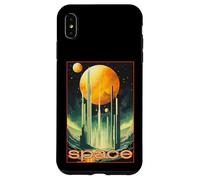 Eclipse 2023 | Annular Solar Retro Future Eclipse Design Tee Custodia per iPhone XS Max