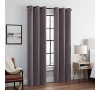 Eclipse Andover - Tende oscuranti termiche a tripla trama per camera da letto (2 pannelli), 106,7 x 241,3 cm, colore: grigio