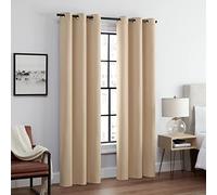 Eclipse Andover - Tende oscuranti termiche a tripla trama per camera da letto (2 pannelli), 106,7 x 241,3 cm, colore: Beige