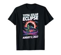 Eclipse Century 2 Agosto 2027 UFO Alieno Maglietta