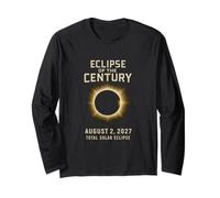 Eclipse of The Century August 2 2027 Solar Eclipse Maglia a Manica