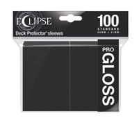 Eclipse PRO Gloss Standard Card Sleeves: Jet Black (100)