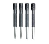 Eclipse Professional Tools 351W Set di 4 punzoni centrali a testa tonda da 3,2 mm (1/8") - diametro della punta 6,35 mm (1/4")