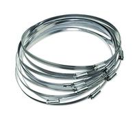 Eclipse Professional Tools ECW1-12 W1, set di 10 fascette stringitubo a vite senza fine in acciaio dolce da 240-280 mm (9 ⅞" - 11")