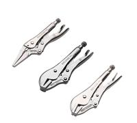 Eclipse Professional Tools LOCK3PS Set di 3 Pinze Morsetto Regolabile - Acciaio Cromo-Molibdeno Pesante per Saldatura, HVAC, Idraulica, Elettricità, Automotive e Lavorazioni del Legno