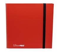 Ultra PRO - Eclipse 12 tasche Apple Red PRO-Binder per 480 carte di dimensioni standard, protegge carte da collezione, carte da gioco e carte sportive in custodie Ultra Pro Deck Protector