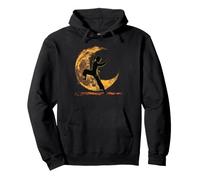 Eclipse Warrior - Taekwondo Girl Power Solar Eclipse 2024 Felpa con Cappuccio