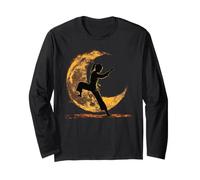 Eclipse Warrior - Taekwondo Girl Power Solar Eclipse 2024 Maglia a Manica