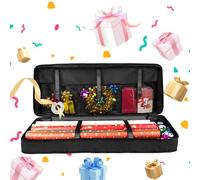 EclipseGuard Organizer Carta Da Regalo e Accessori, 600D, in tessuto Oxford, 90 x 13 x 12 cm, Impermeabile, per carta da regalo, organizer, resistente agli strappi, Grigio Stellato, Durevole