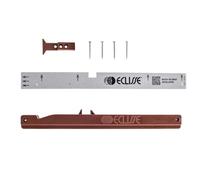 Eclisse Ammortizzatore Universale BIAS UP per Porte scorrevoli a Scomparsa (Marrone)
