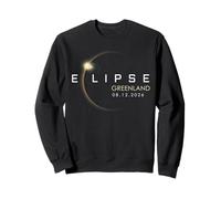 Eclissi di Groenlandia 2026 Agosto 12 Total Solar Eclipse Felpa