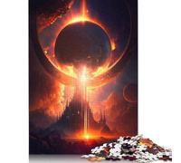 Eclissi di Sole 520 Puzzle per Adulti Relax Challenge Puzzle Difficili per Bambini dai 12 Anni in su 520 Pezzi (52x38cm)