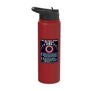 Eclissi solare 2026 2024 2017 Total Solar-Eclipse 26 Stainless Steel Insulated Water Bottle