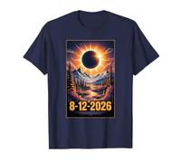 Eclissi Solare Totale 12 ago 2026 Totalità Maglietta