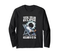 Eclissi Solare Totale 12 Agosto 2026 Islanda Maglia a Manica