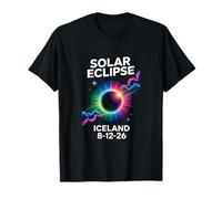 Eclissi Solare Totale 12 Agosto 2026 Islanda Maglietta