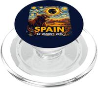 Eclissi solare totale 12 agosto 2026 Notte stellata Toro Spagna PopSockets PopGrip per MagSafe