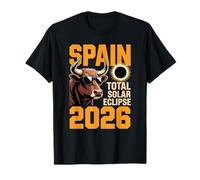 Eclissi Solare Totale 12 Agosto 2026 - Spagna Maglietta