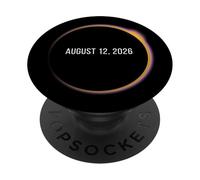 Eclissi Solare Totale Total Solar Eclipse 2026 Totality PopSockets PopGrip Adesivo