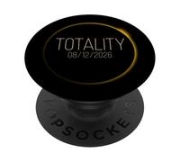 Eclissi Solare Totale Total Solar Eclipse 2026 Totality PopSockets PopGrip Adesivo