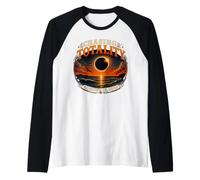 Eclissi Totale 2026 Mare Spagna Islanda 12 Agosto 2026 Maglia con Maniche Raglan