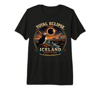 Eclissi Totale 2026 Mare Spagna Islanda 12 Agosto 2026 Maglietta Premium