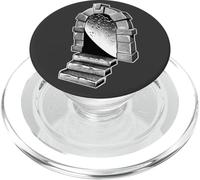 Eclissi zodiacale dell'arco verso la luna PopSockets PopGrip per MagSafe