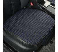 Eclove Cuscino per Sedile Auto Elegante, Cuscino Sedile Auto Anteriore in Pelle, Cuscini per CarTraspirante, Cuscino Autos Guidatore Antiscivolo, per Maggior Parte Delle Autos (Nero-Blu, 50×50 cm)