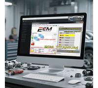 ECM Titanium 1.61 con oltre 26000 driver 18259 Strumento ECU compatibile con Windows 7/8/10 - Invia collegamento o CD/USB