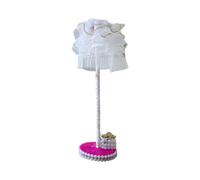 ECMQS 1: 12 Miniature Couch Lampada da Terra Decorazione, Rosa rossa DESK | con Appello Europeo Vintage per la Costruzione di Scene e la Fotografia