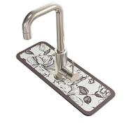 ECMQS 1 x tappetino scolapiatti da cucina assorbente, marrone