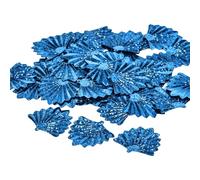 ECMQS 500G Shinning PVC Fan Paillettes con fori preperforati 35X37MM, H | Fori preforati per cucire e creare decorazioni di abbigliamento per scrapbooking, progetti di costume cosplay
