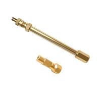 ECMQS Adattatore Air Access per Pneumatici Scooter | Asta di prolunga in ottone con inserto integrato per un gonfiaggio difficile da raggiungere