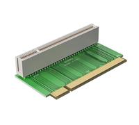 ECMQS Adattatore scheda PCIe che consente GPU orizzontale, angolo retto di | Staffe di montaggio per scheda di espansione orizzontale sicura, sollecitazione scheda madre in contenitori compatti