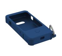 ECMQS Alloggiamento Router compatibile con E5800, blu | Custodia in silicone morbido, presa strutturata, accesso immediato, uso quotidiano sulla strada al lavoro