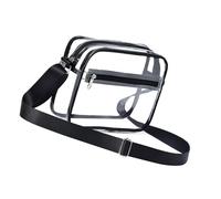 ECMQS Borsa a tracolla in PVC trasparente per concerti | Protezione di sicurezza, interni spaziosi, cinghia regolabile, adatta per spettacoli di giochi e luoghi pubblici