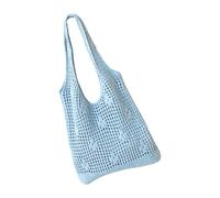 ECMQS borsa per il trasporto, design a maglia all'uncinetto traforata
