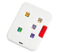 ECMQS Bottone a pressione con numeri casuali, accessorio da gioco da tavolo | Dispositivo di gioco compatto in ABS per viaggi e serate di gioco con la famiglia