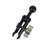 ECMQS Braccio adattatore per navigatore auto, verde | Connettore in lega di alluminio a doppia sfera da 17 mm per controllo di visualizzazione del supporto del telefono