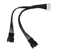 ECMQS Cablaggio adattatore GPU a 7 pin con 2X 4P PWM | Cavo corto da 10 cm per 3060 3070 3080 Ti 3090 attività di riparazione della ventola, cablaggio di aggiornamento di