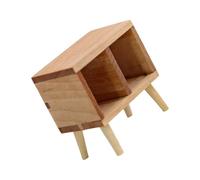 ECMQS Casa delle bambole realistica Comodino in scala 1:12 con cassetti funzionali per scene, modello di paesaggio, accessori da esposizione, mobili per casa delle bambole