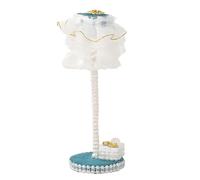 ECMQS Casa modellino letto scala 1:12, piccola lampada da scrivania | Mobili da camera da letto in miniatura realistici per case da collezione, design dettagliato per la casa delle bambole e