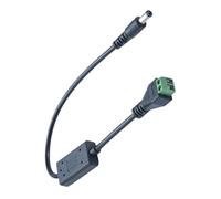 ECMQS Cavo convertitore da terminali a 2 pin a DC 5,5 x 2,1 mm maschio | Durevolezza con protezioni da sovracorrente e alimentatore stabile per ricarica di gadget, telefoni e tablet da 5 V