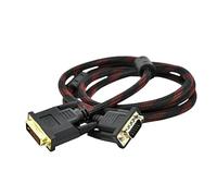 ECMQS Cavo da DVI a VGA da sorgente a display 24+5 maschio 1,5 m per | Cavo di visualizzazione del conduttore in rame Plug and Play