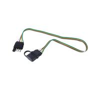 ECMQS Cavo di ricablaggio connettore circuito 61 cm piatto 4 pin rimorchio | Cablaggio codificato a colori per le attività di utilizzo dell'estensione