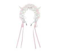 ECMQS Cerchietto con corno del diavolo con piano notevolmente modificabile | Fascia elastica per capelli con tessuto morbido e delicato, facile da indossare per feste a tema, costumi fotografici, per
